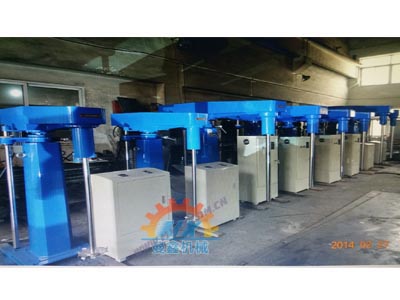 分散機(jī)完成，交付使用